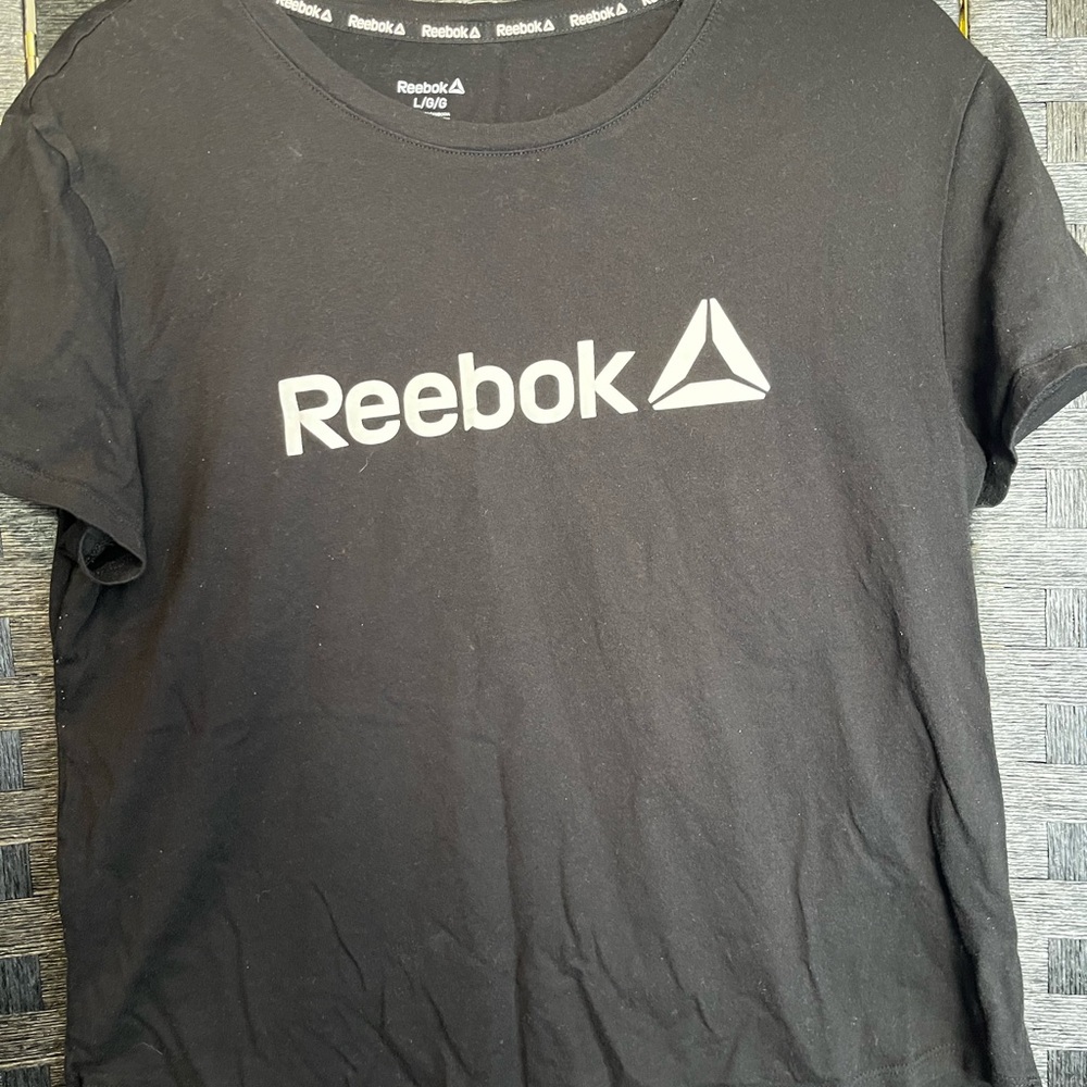 Reebok Black Crew Neck Tee